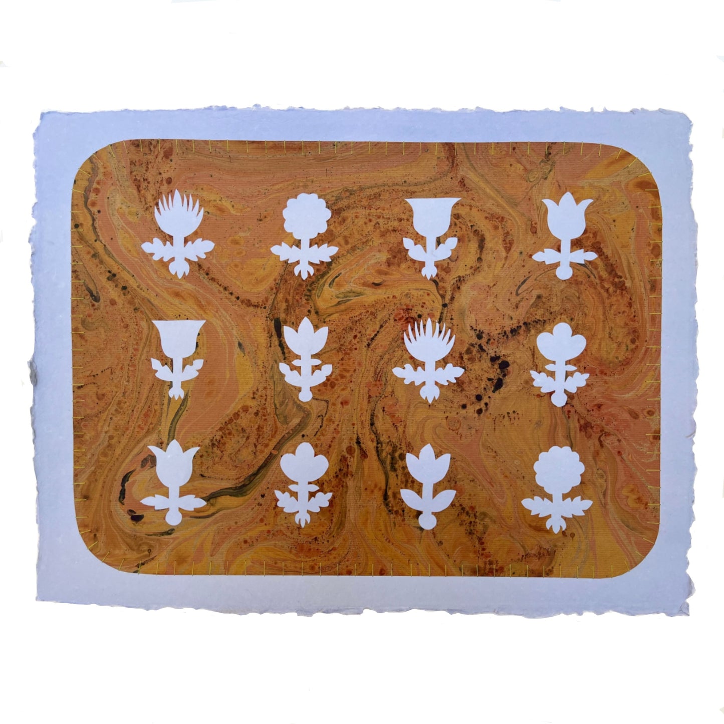 Florentine Flowers in Lilac