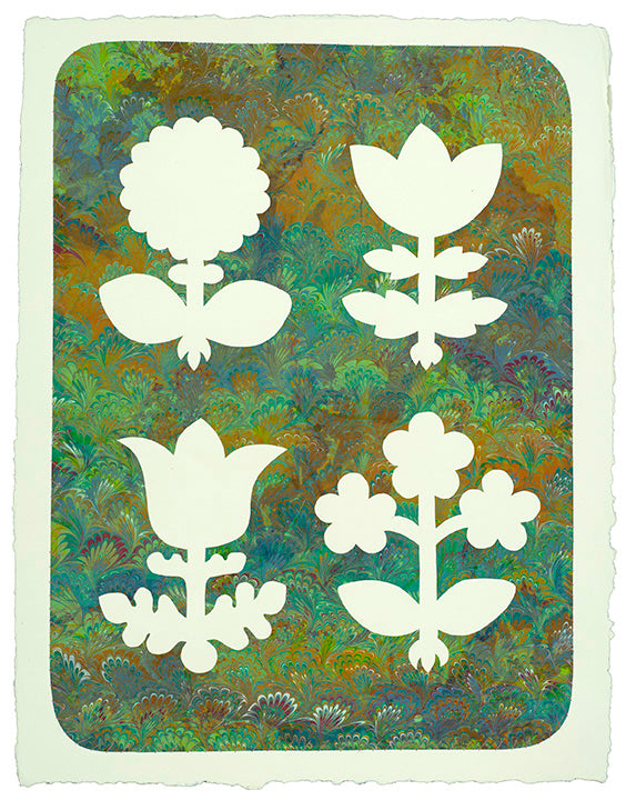 Florentine Flowers in Lichen