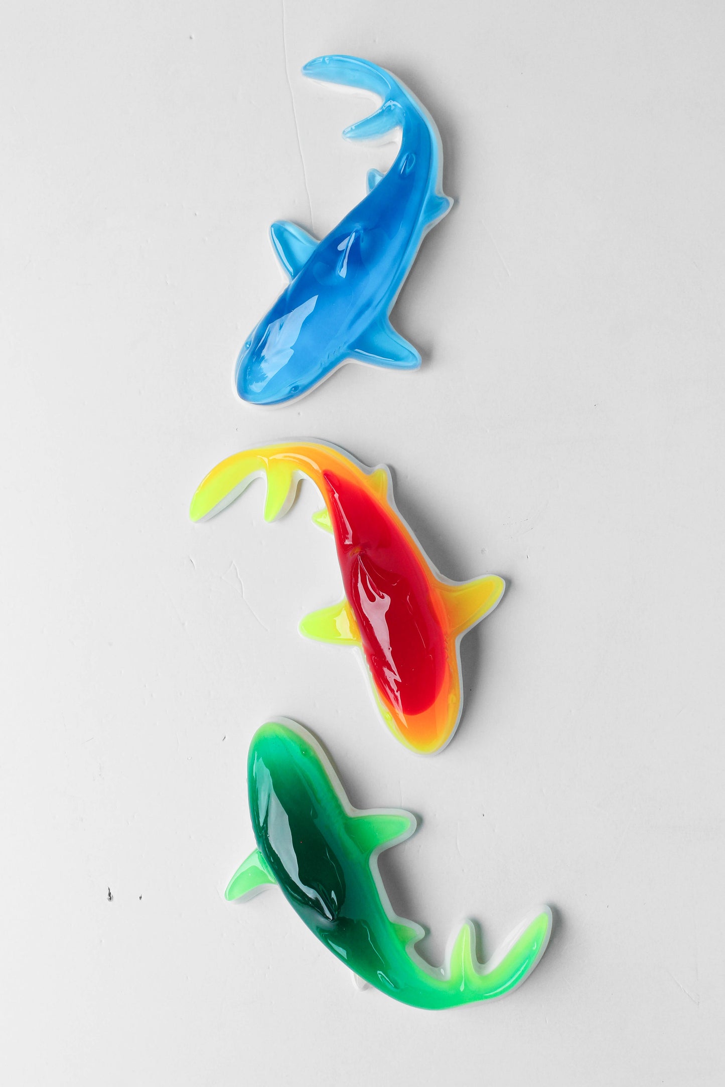 Gummy Shark in Tropical (Red, Orange, Yellow)