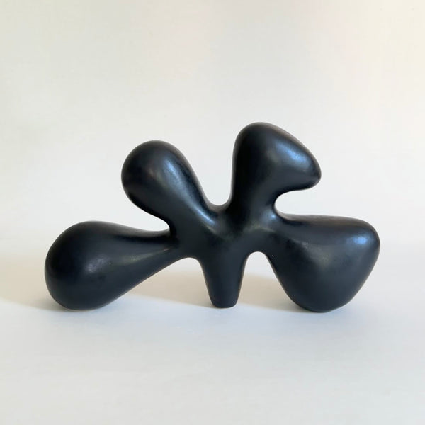 Dusk (Meisler) by Emily Meisler — original glazed ceramic sculpture, 14×8×3 in. Midnight Gallery.