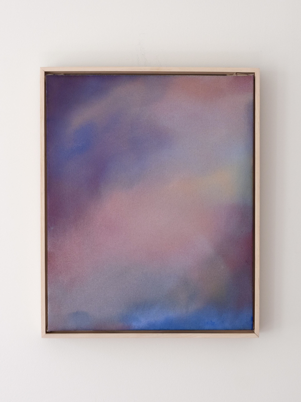 Gravity of a Dream by Dipa Halder — original acrylic on raw canvas, 16×20 in, framed. Midnight Gallery.