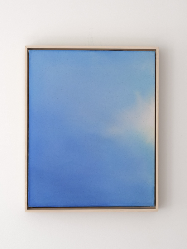 Endless Summer Afternoon by Dipa Halder — original acrylic on raw canvas, 16×20 in, framed. Midnight Gallery.