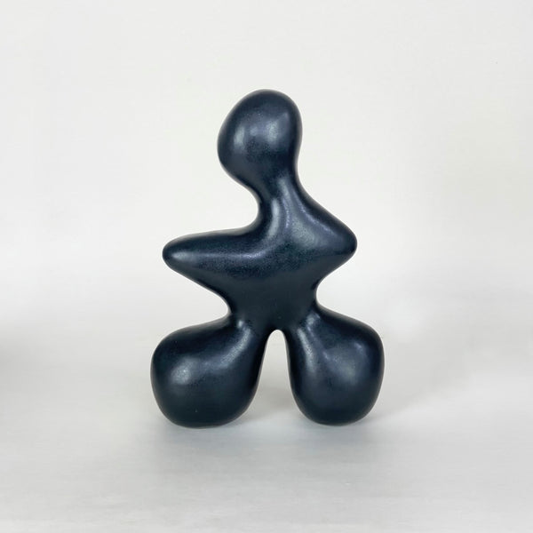 Reach by Emily Meisler — original glazed ceramic sculpture, 10×7×3 in. Midnight Gallery.